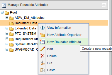 Click New Reusable Attribute