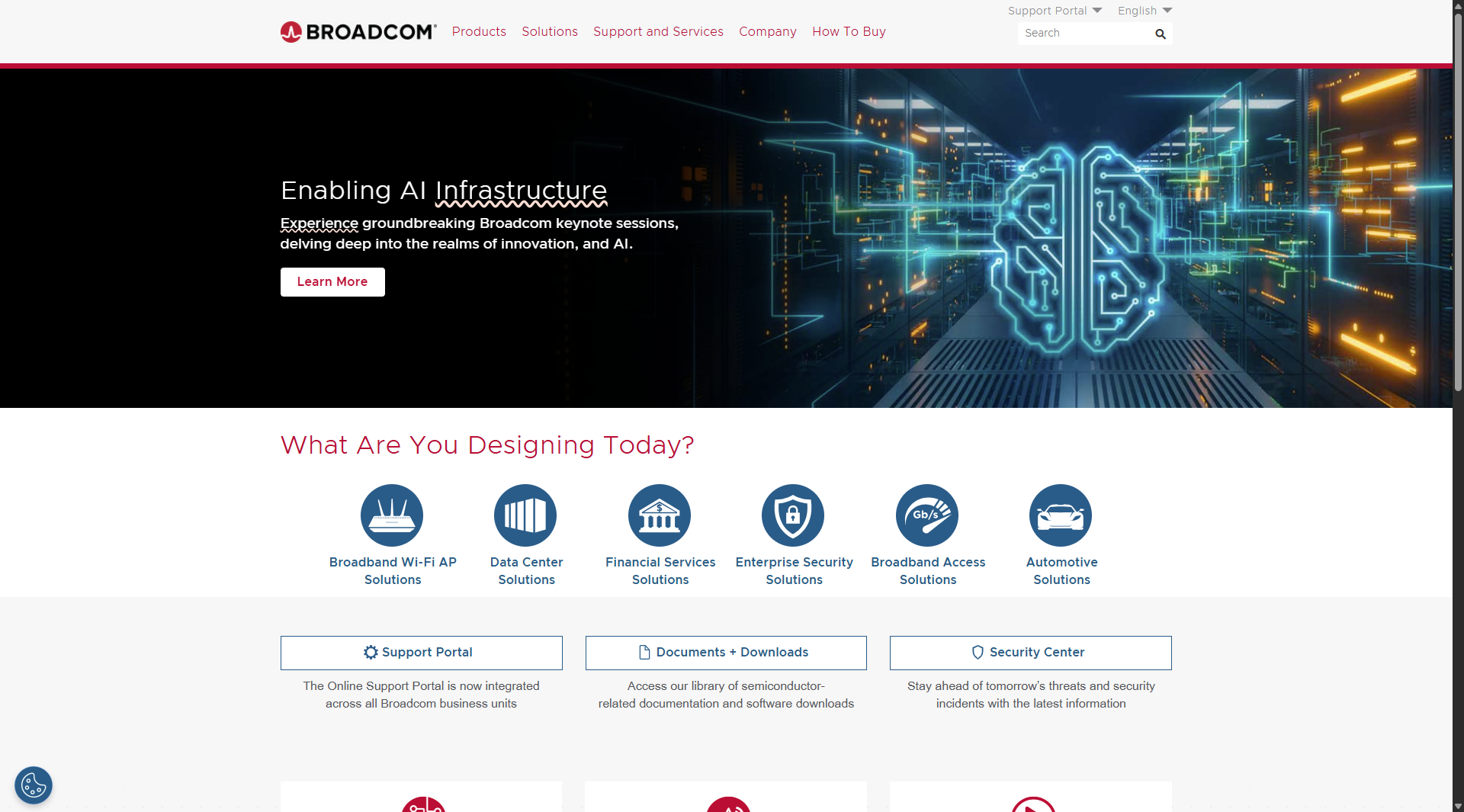Broadcom主页